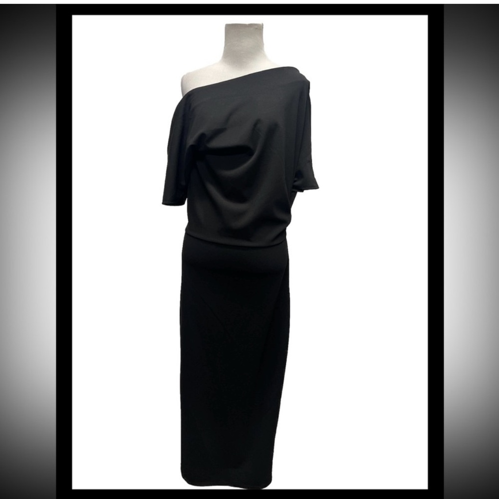 NWT - ASOS Design Black Off the Shoulder Maxi Dress